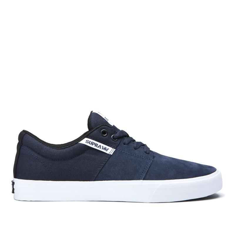 Supra STACKS II VULC Sneaker Low Damen Navy Kaufen ZMKAJ3976